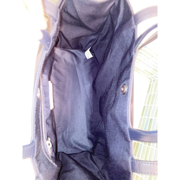 TELFAR MEDIUM Shopping Bag - NAVY 15” x 19” Shopper Tote - Picture 8 of 15